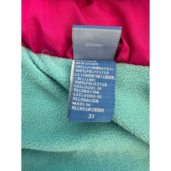 Disney Frozen Girls 3T Graceful Regal Powerful Jacket With Hood Lined. - Picture 7 of 9